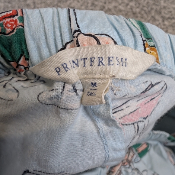 PRINTFRESH champagne tower long tall pajama set in blue - Picture 13 of 16